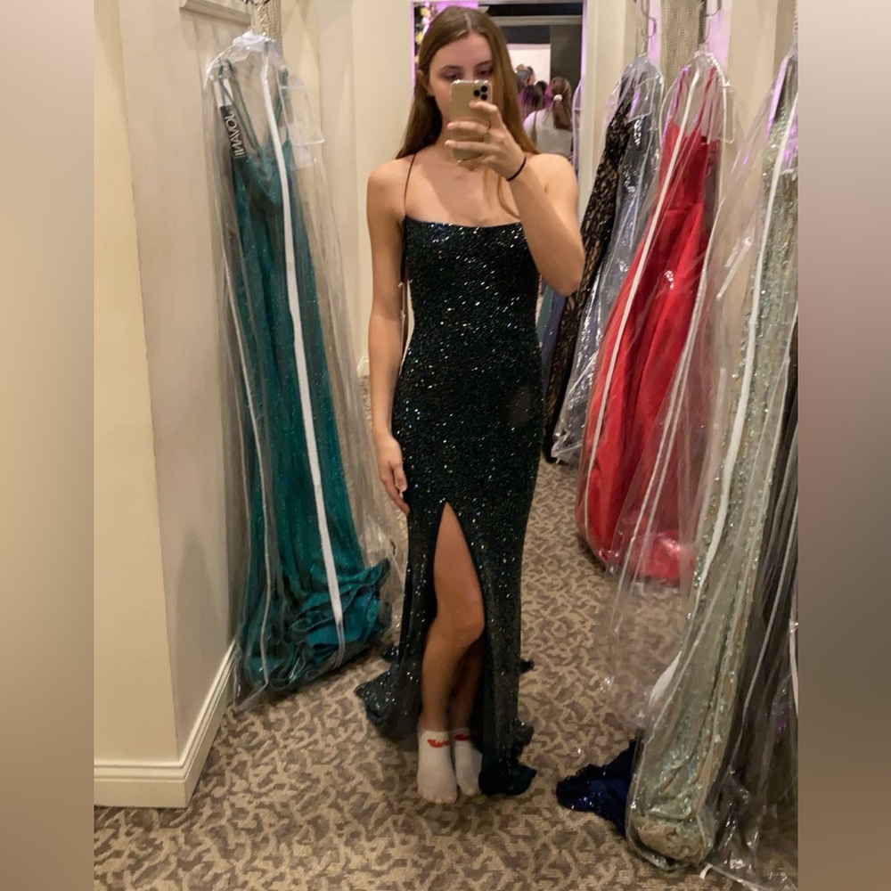 Sherri Hill Beaded Evening Dress